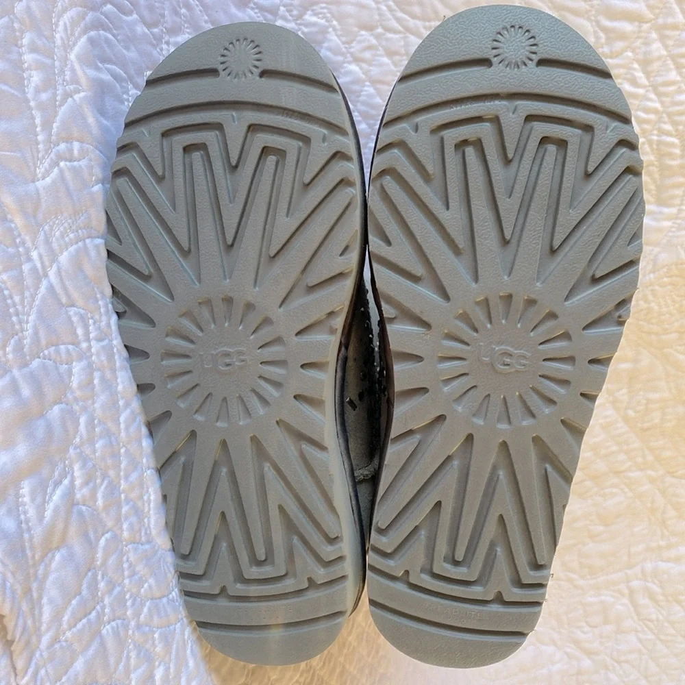 Ugg Bailey Bow Boots Gray Sz 6 - Picture 4 of 8